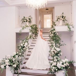 Pearl edged ivory wedding veil